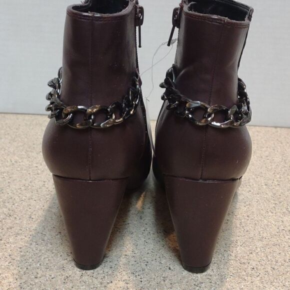 👍 Purple Comfort Booties Size 9.  A1 - Picture 7 of 10